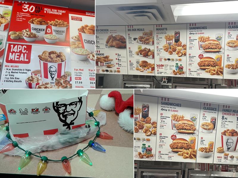 KFC Menu