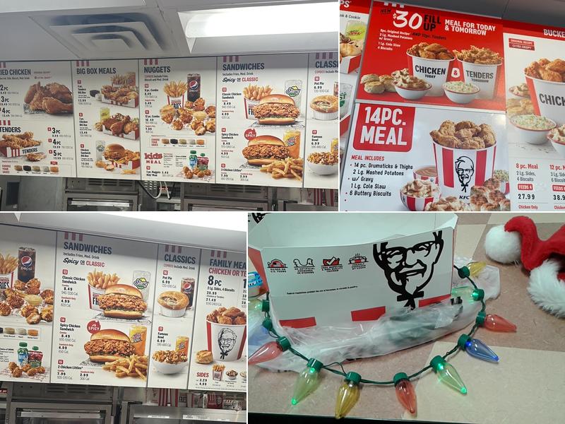 KFC Menu