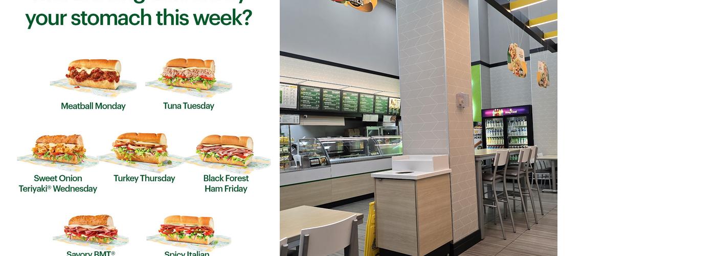 Subway Menu