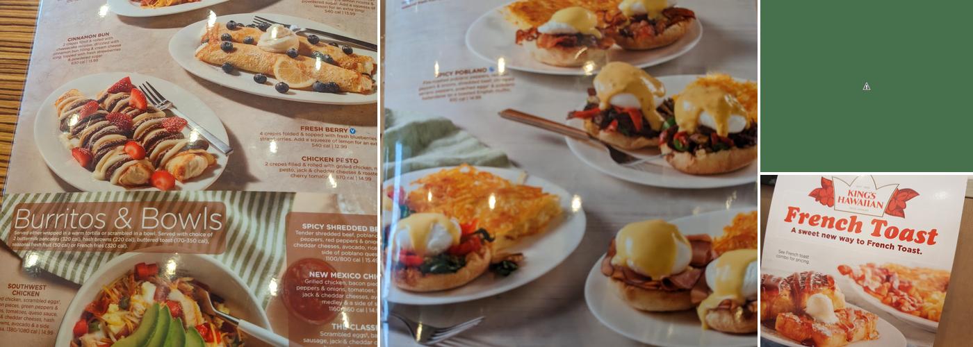 IHOP Menu