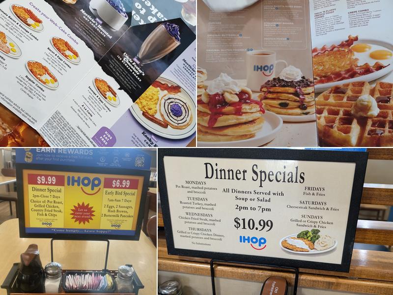 IHOP Menu