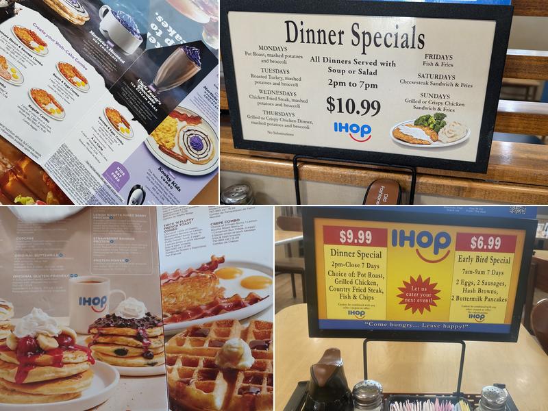 IHOP Menu