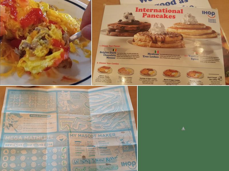 IHOP Menu