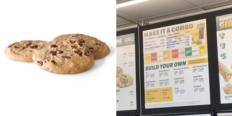 Subway Menu
