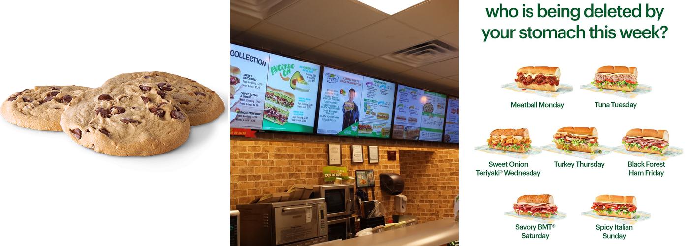 Subway Menu