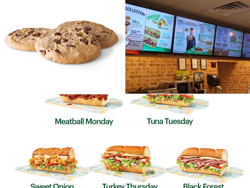 Subway Menu