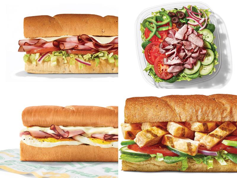 Subway Menu