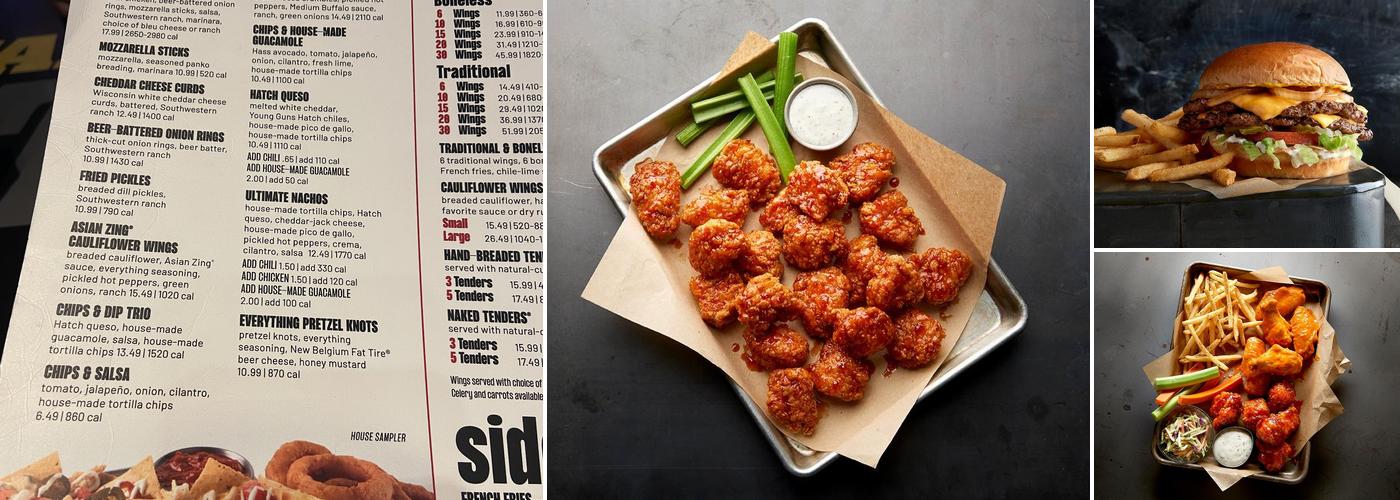 Buffalo Wild Wings Menu