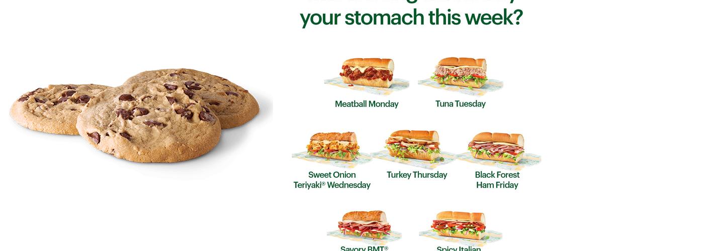 Subway Menu