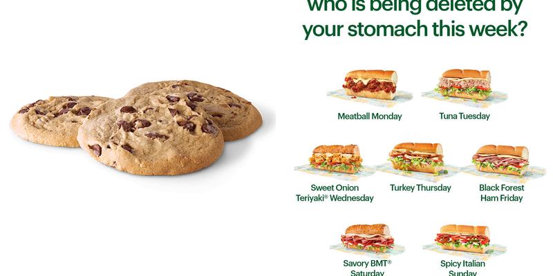 Subway Menu