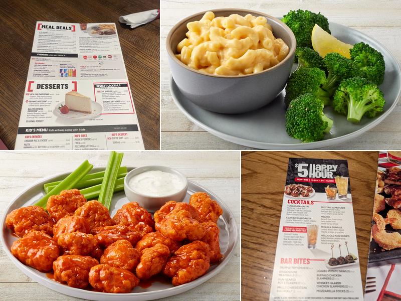 TGI Fridays Menu