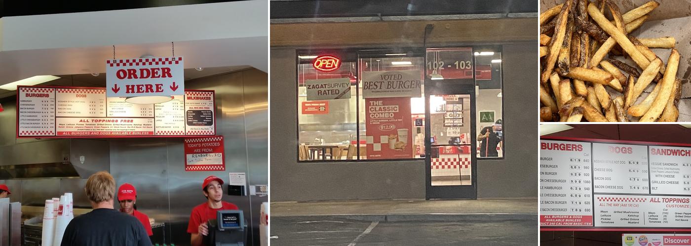 Five Guys Menu