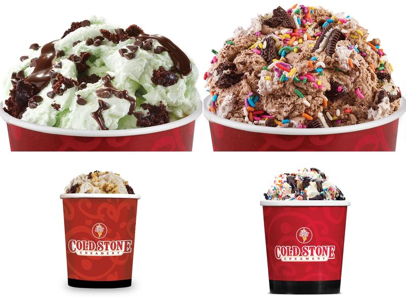 Cold Stone Creamery Menu