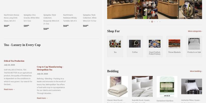 Coffee Tea & Spice Menu