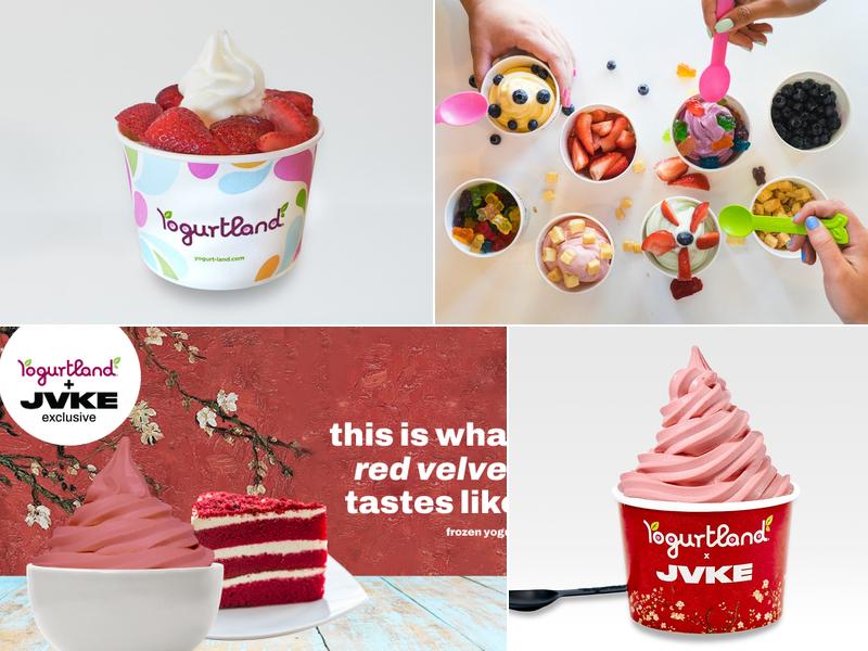 Yogurtland Reseda Menu