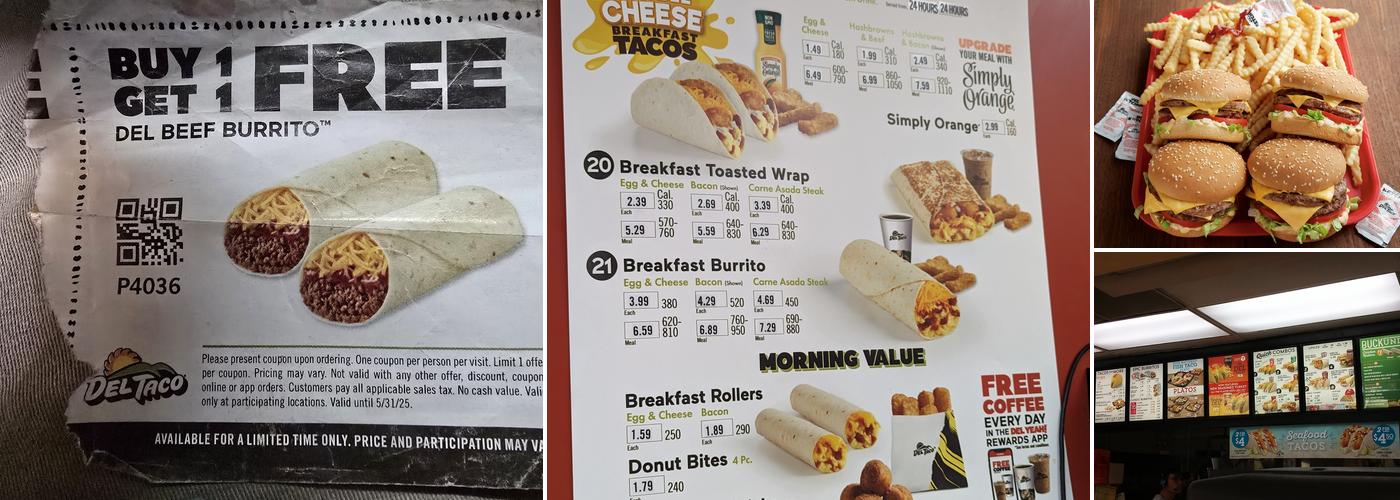 Del Taco Menu