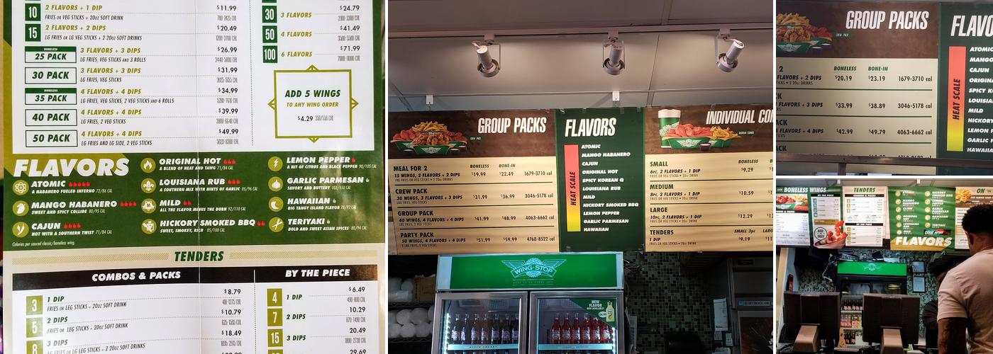 Wingstop Menu