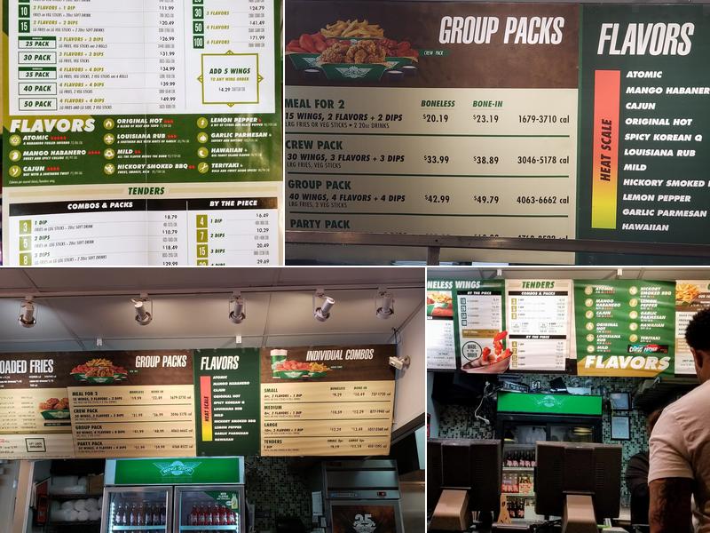 Wingstop Menu