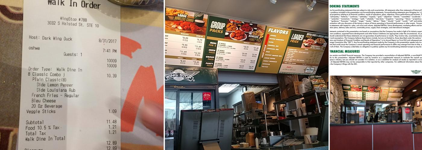 Wingstop Menu