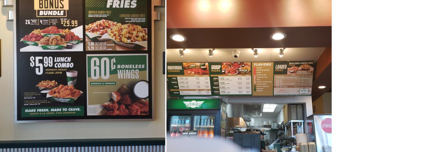 Wingstop Menu