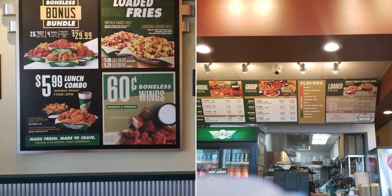 Wingstop Menu