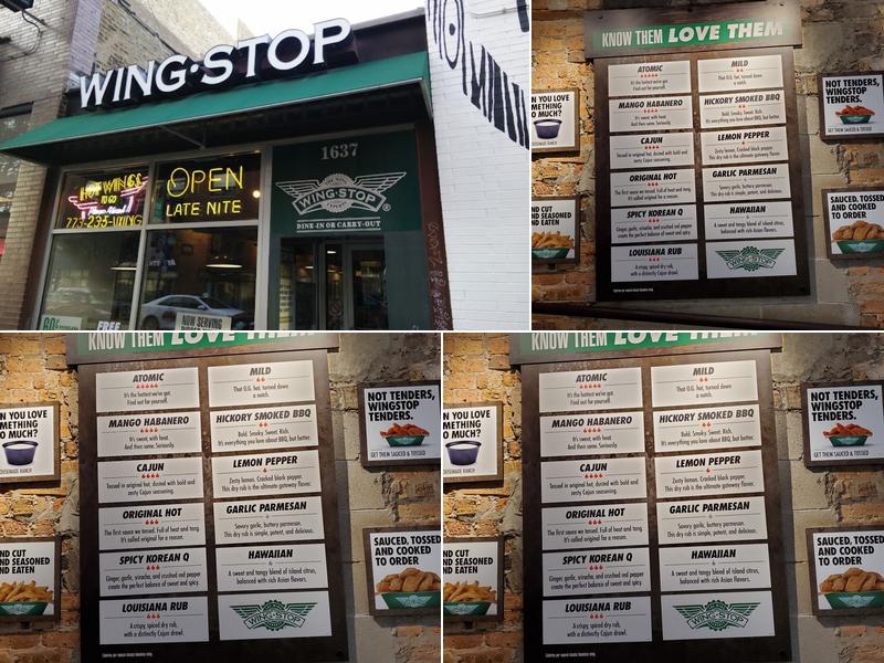 Wingstop Menu