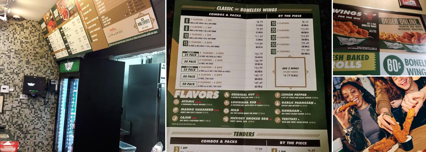 Wingstop Menu