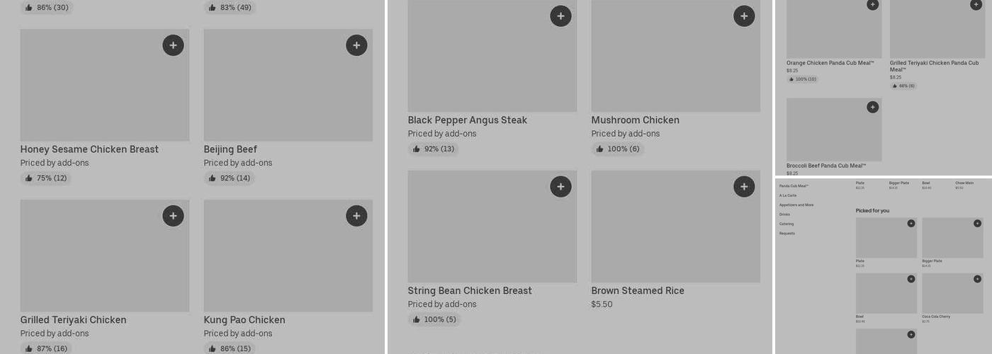 Panda Express Menu