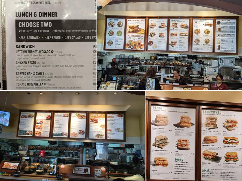 Corner Bakery Menu