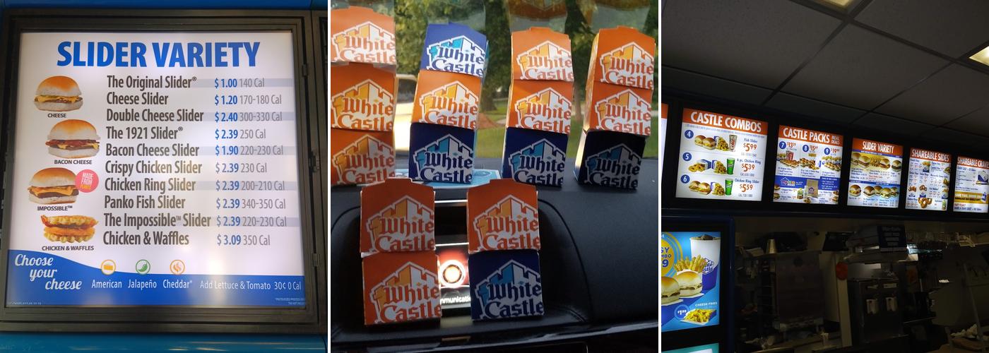 White Castle Menu