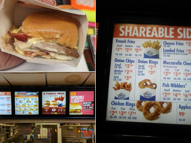 White Castle Menu