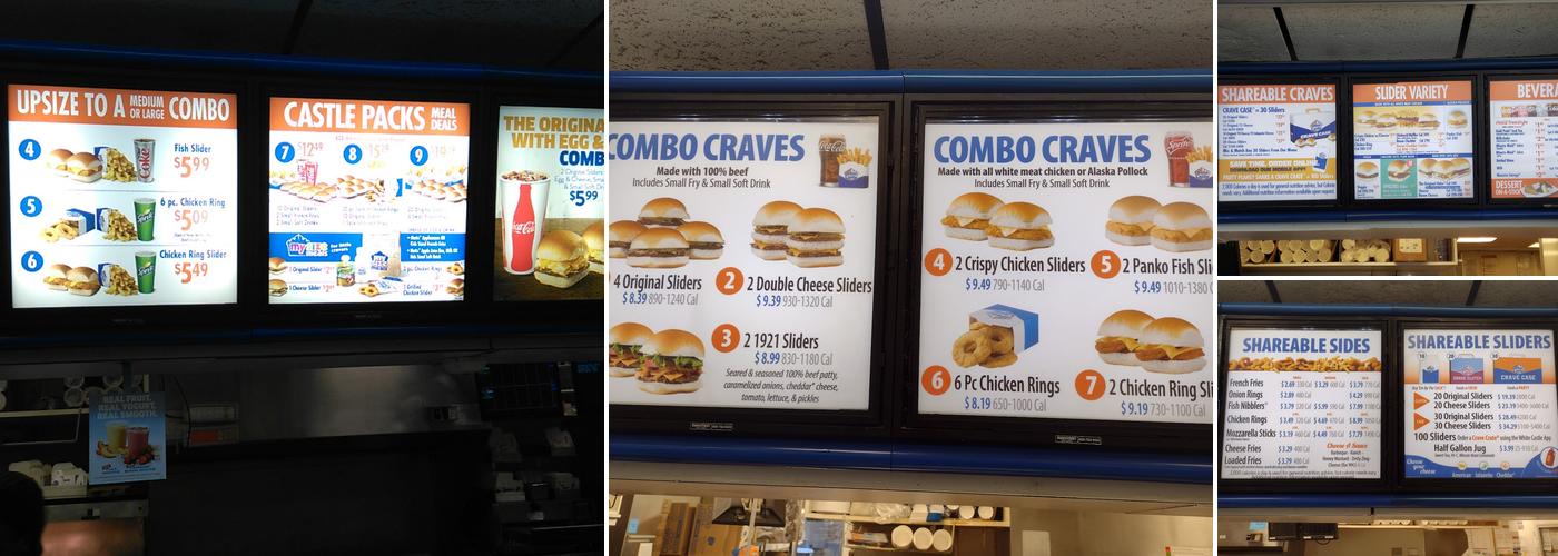 White Castle Menu