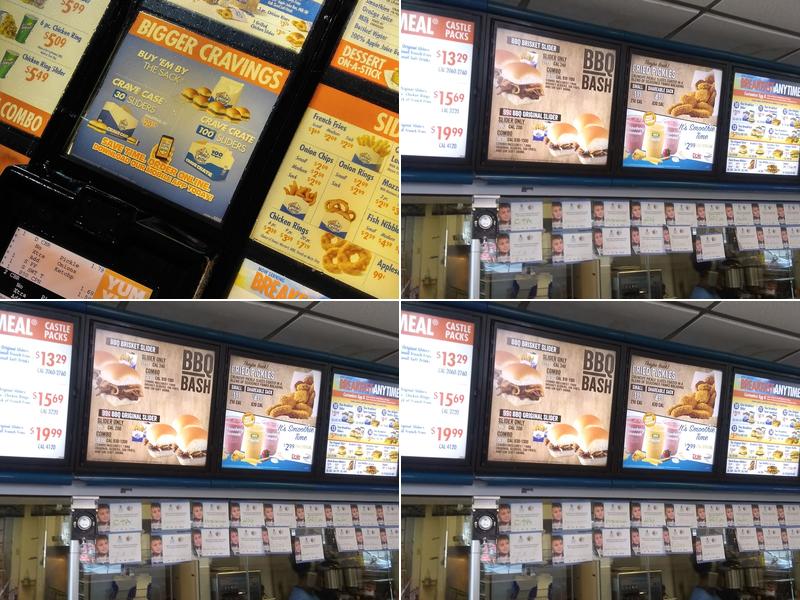 White Castle Menu