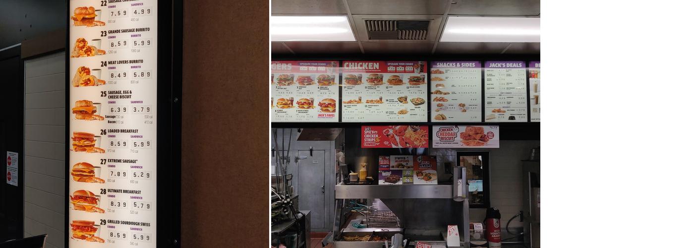 Jack in the Box Menu