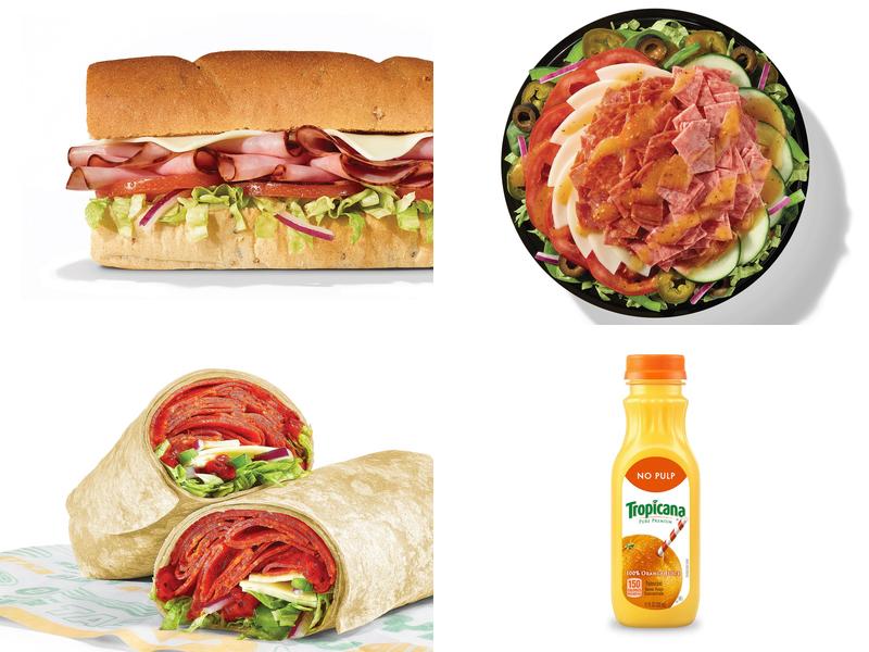 Subway Menu