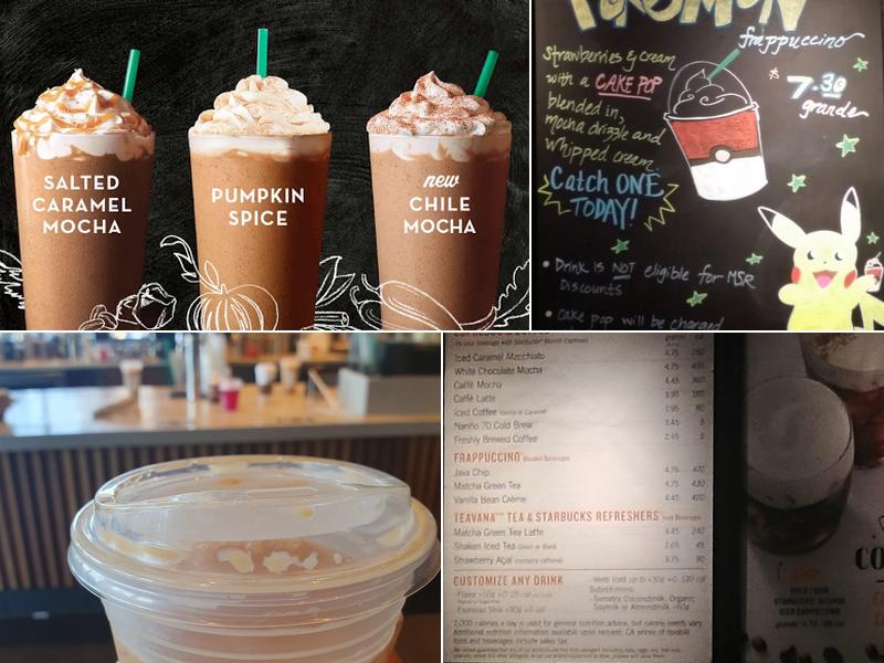 Starbucks Menu