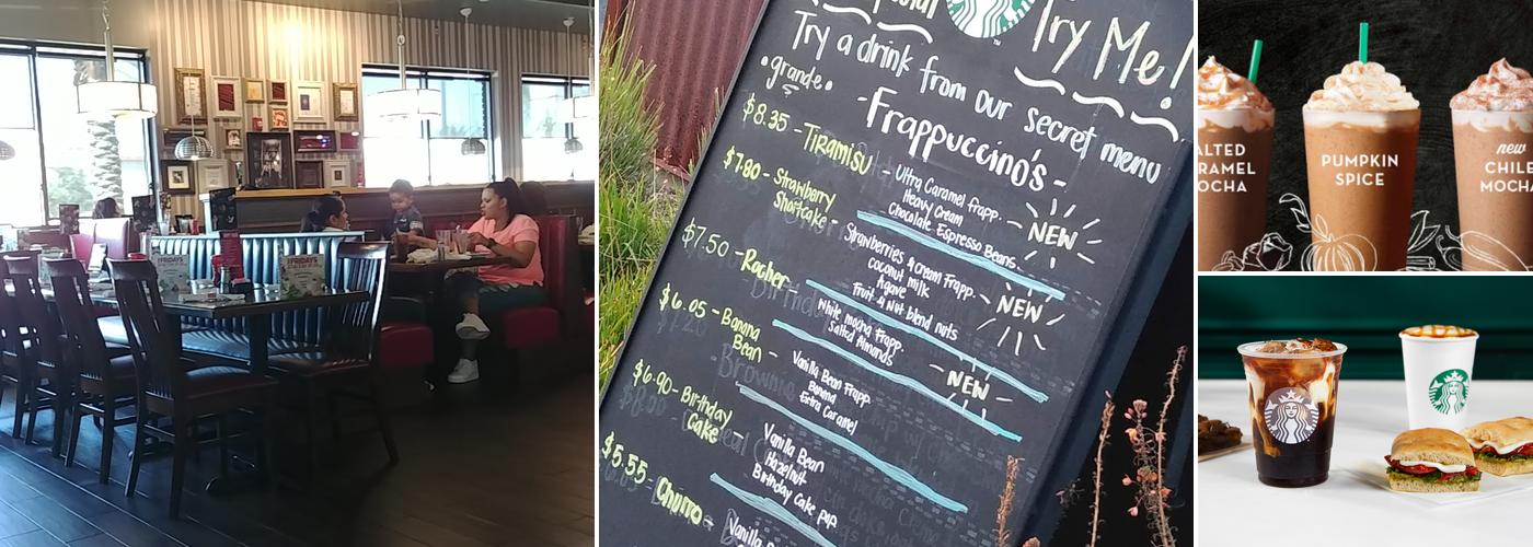 Starbucks Menu