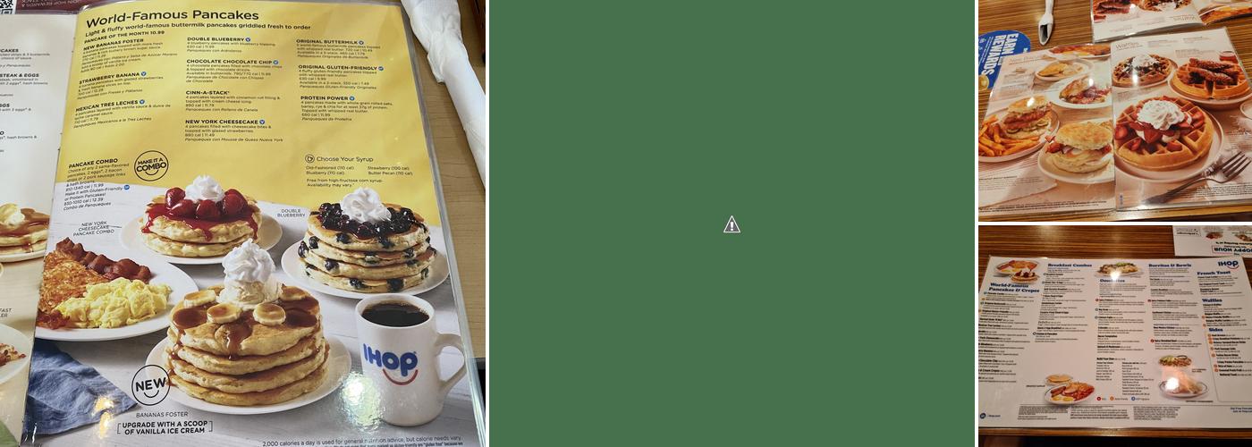 IHOP Menu
