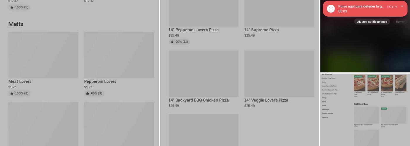 Pizza Hut Menu