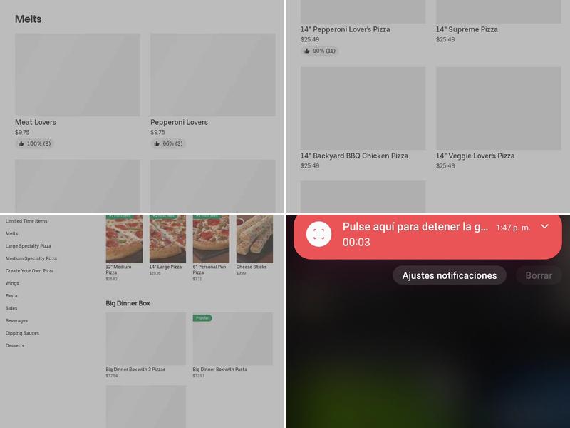Pizza Hut Menu