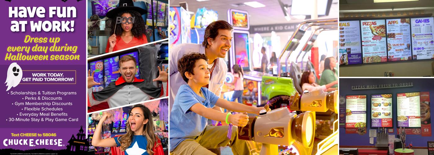Chuck E. Cheese Menu