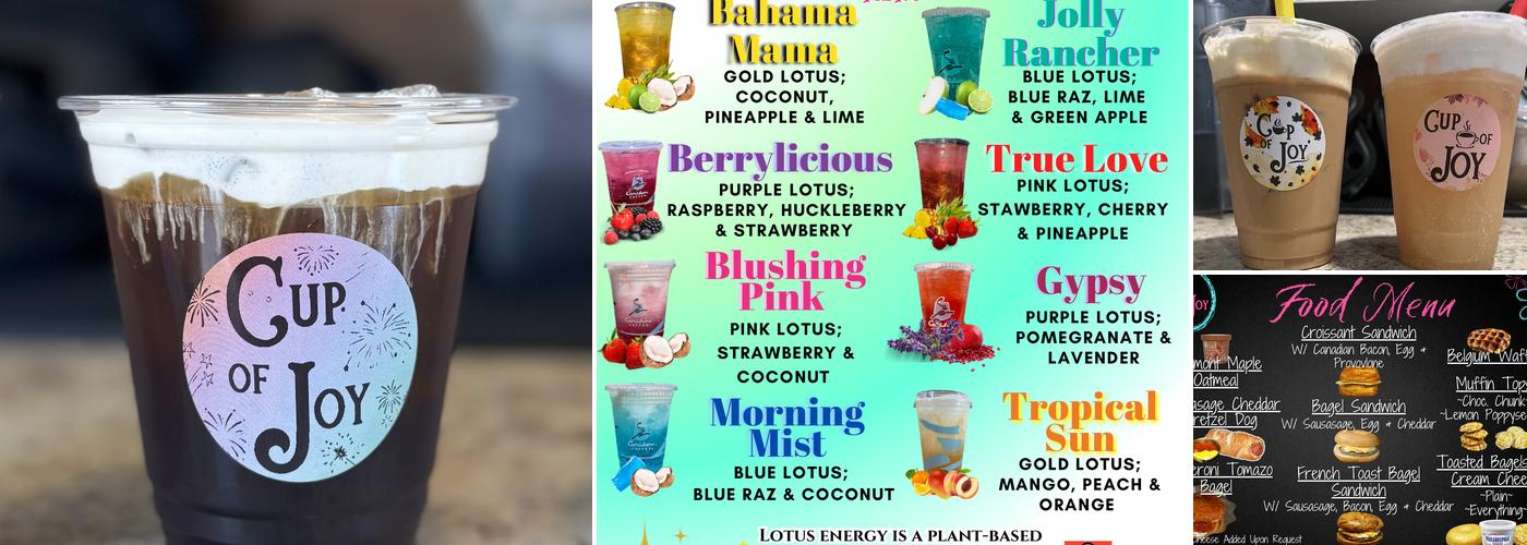 Cup Of Joy Menu