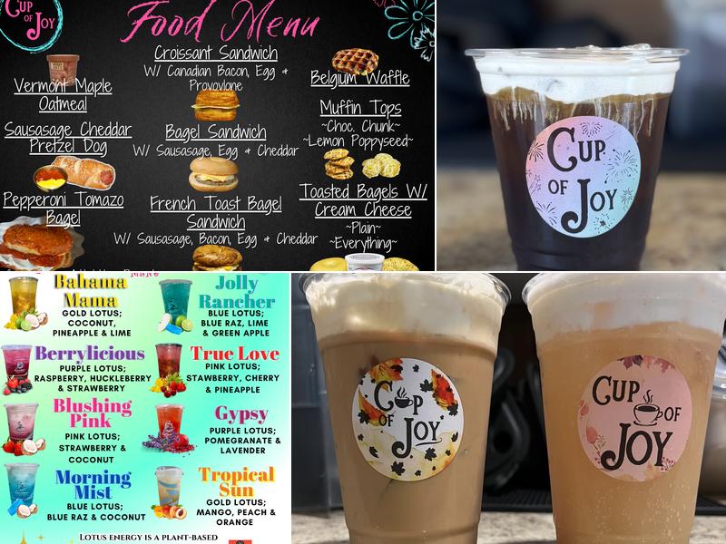 Cup Of Joy Menu