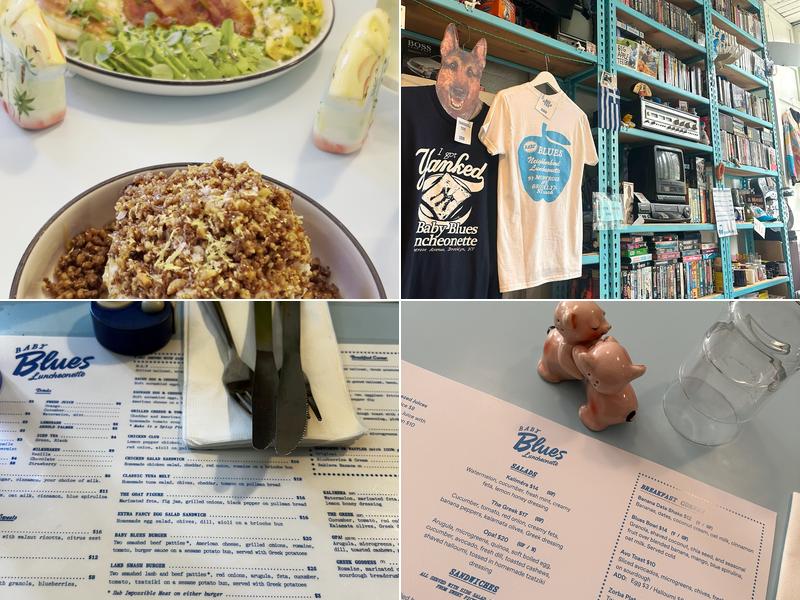 Baby Blues Luncheonette Menu