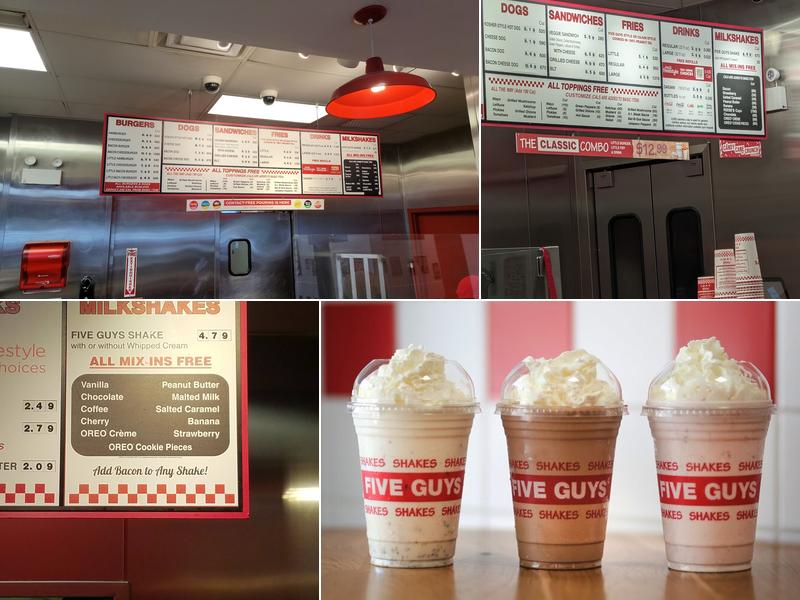 Five Guys Menu