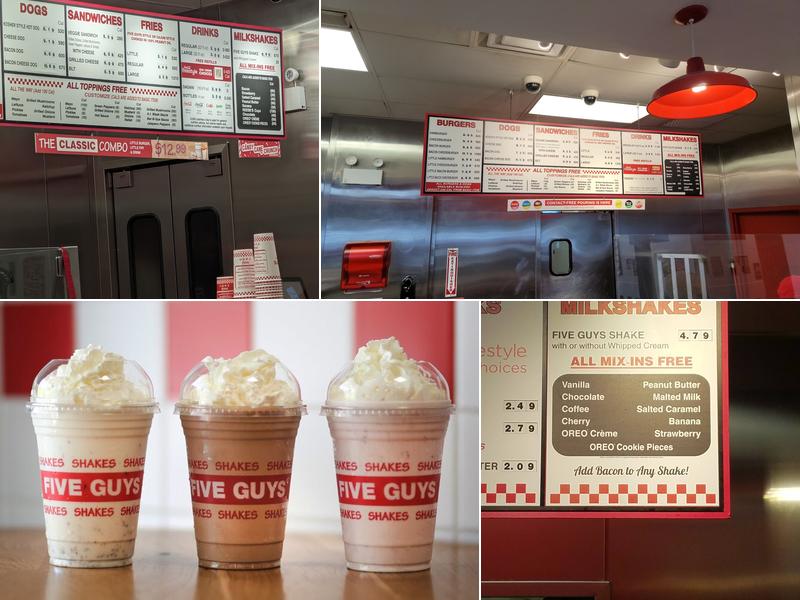 Five Guys Menu
