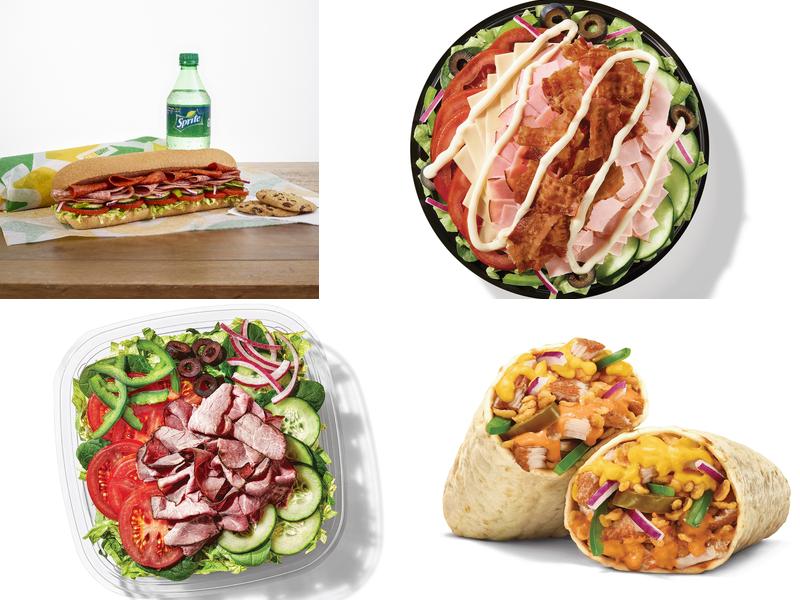 Subway Menu