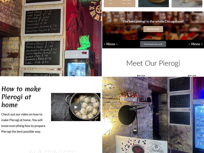 Caesar Pierogi Cafe & Pizza Pot Pie Menu