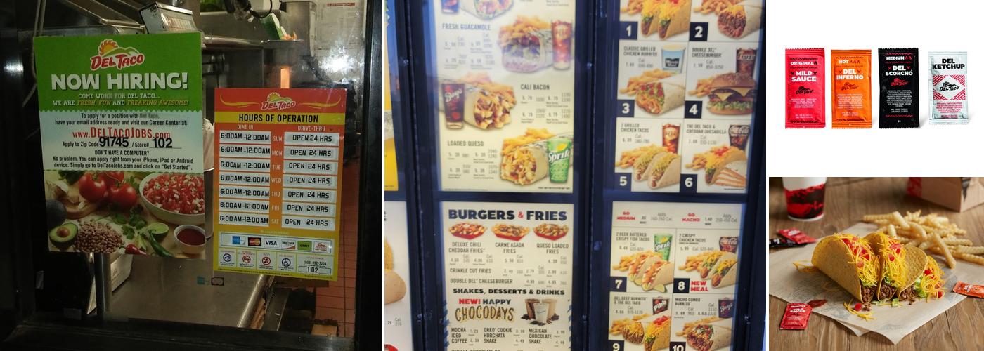 Del Taco Menu