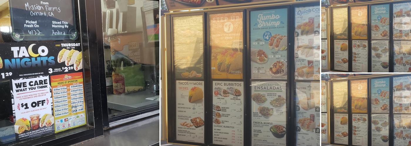 Del Taco Menu